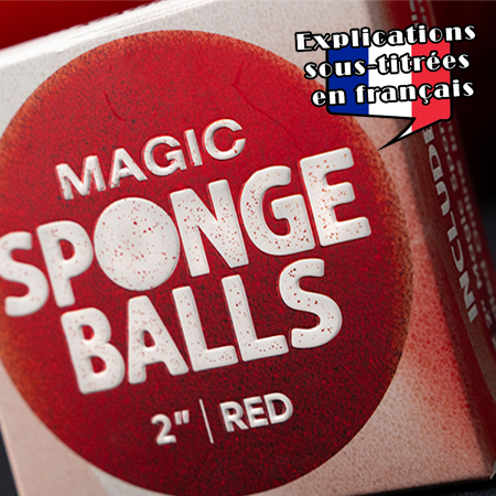 BALLES MOUSSES - 2 inch - Rouge - par 4