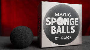 Magic Sponge Balls 50PK BLACK 2" - Murphy's Magic