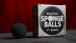 Magic Sponge Balls 50PK BLACK 1" - Murphy's Magic