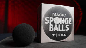 Magic Sponge Balls 50PK BLACK 3" - Murphy's Magic