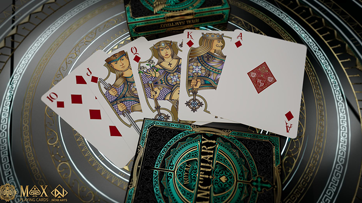 Royal Sanctuary Limited Emerald Playing Cards – Image 3
