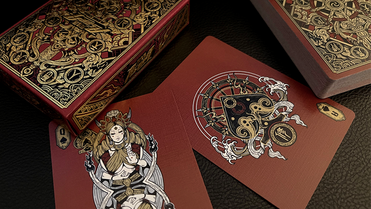 Asura Classic (Red) Playing Cards – Image 2