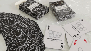 Kaws Seeing / Watching Black Edition Playing Cards