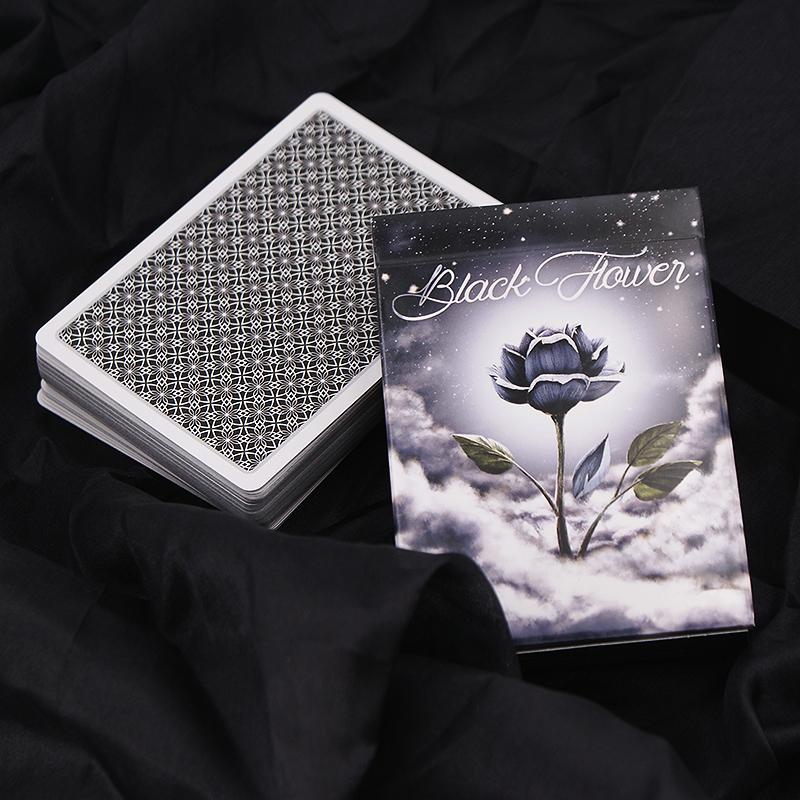 Black Flower Playing Cards by Jack Nobile – Image 2