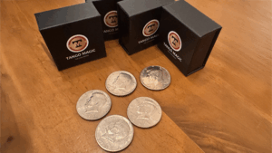 Expanded Shell Half Dollar (plus 4 Regular Coins) - Tango Magic