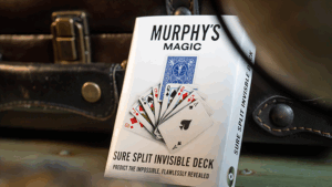SURE SPLIT Invisible Deck Bicycle (Blue) - Murphy's Magic