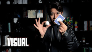 Ball on Card (Blue) - Bond Lee & MS Magic