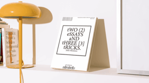 tWO (2) eSSAYS aND tHREE [3] tRICKS. - Julio Montoro