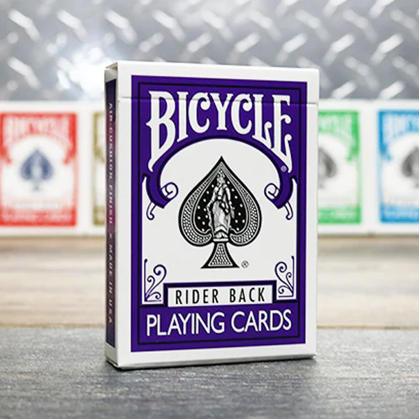 JEU BICYCLE RIDER BACK VIOLET