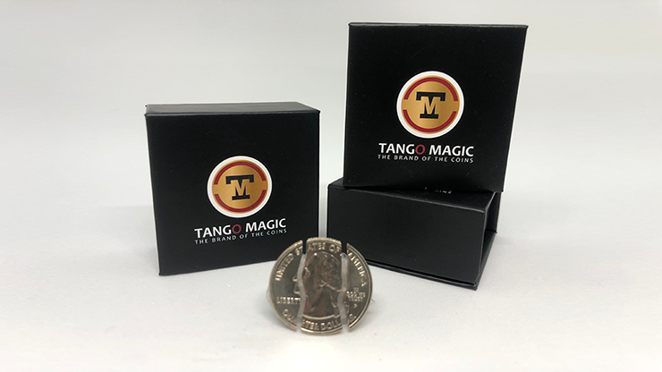 Folding Coin Quarter (D0021) (Traditional) - Tango Magic - Trick (D0021)
