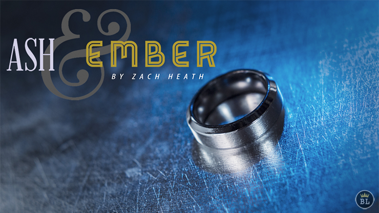 Ash and Ember Silver Beveled Size 13 (2 Rings) - Zach Heath - Trick