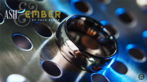 Ash and Ember Silver Curved Size 13 (2 Rings) - Zach Heath - Trick