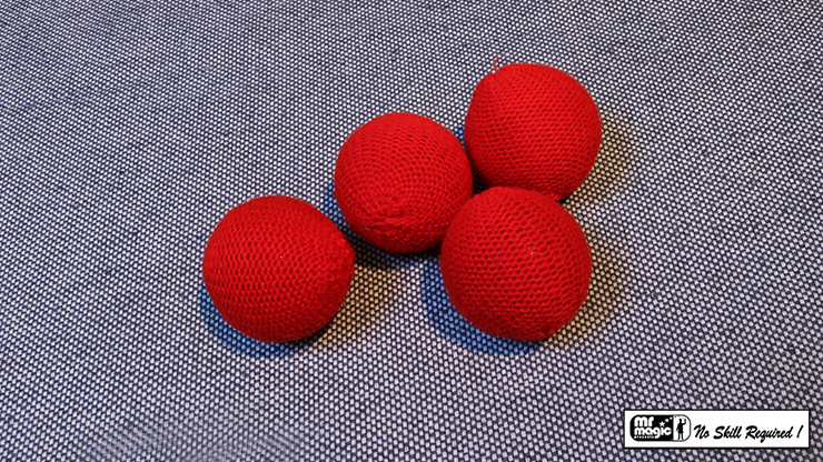 Crochet Balls (Red 1.75 inch) - Mr. Magic - Trick