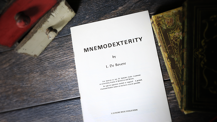 Mnemodexterity - L. De Bevere - Book