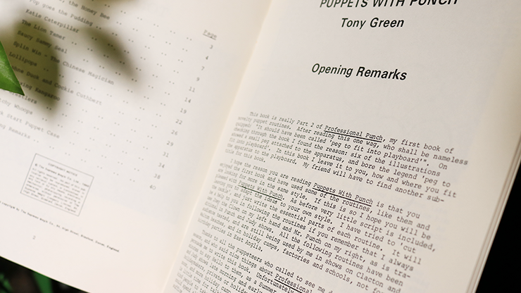 Puppets with Punch - Tony Green - Book – Image 3