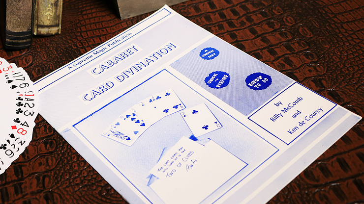 Cabaret Card Divination - Billy McComb and Ken de Courcy - Book