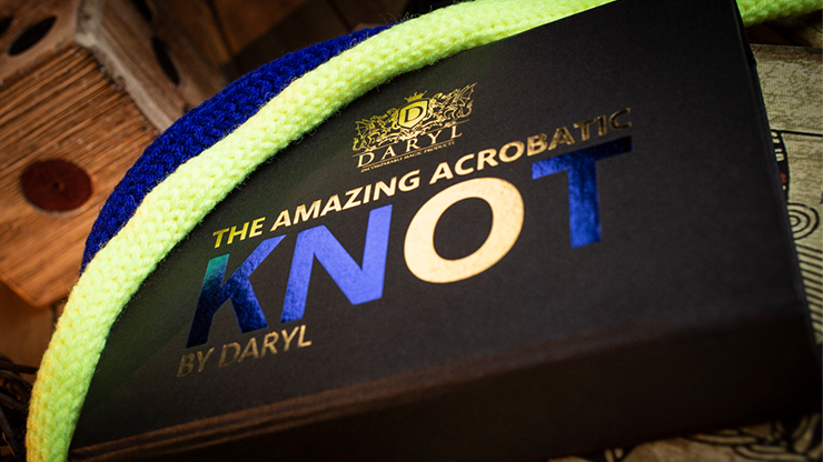 Amazing Acrobatic Knot with extra knot Blue and Yellow (Gimmicks and Online Instructions) - Daryl - Trick – Image 2