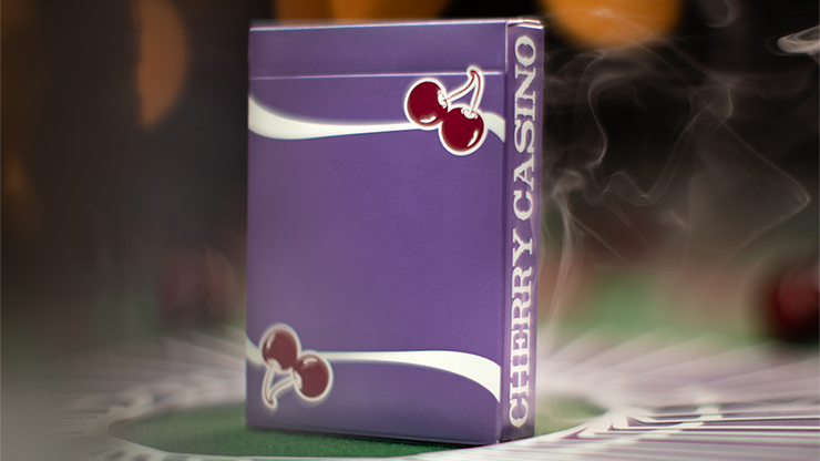 Cherry Casino (Desert Inn Purple) Playing Cards - Pure Imagination Projects