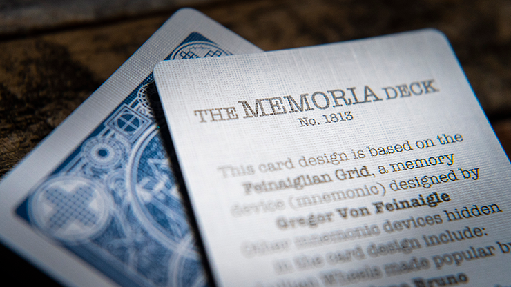 Memoria Deck (Feinaiglian Grid) Playing Cards – Image 2