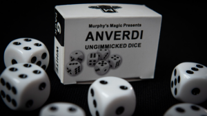 NON GIMMICKED DICE 6 PACK/WHITE - Tony Anverdi - Trick