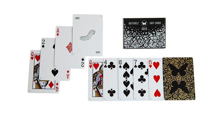 Gaff pack for Butterfly Playing Cards Marked (Black and Gold) - Ondrej Psenicka – Image 2