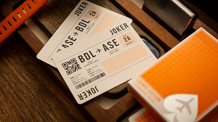 Lounge Edition in Hangar (Orange) - Jetsetter Playing Cards – Image 4