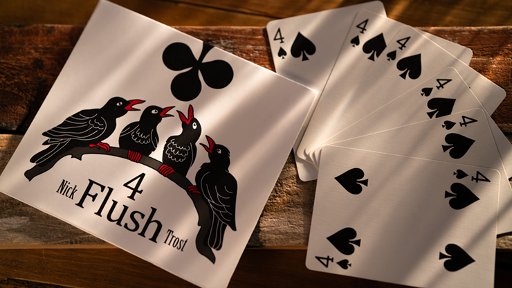 4 FLUSH Red Back - Nick Trost and Murphy's Magic - Trick – Image 3
