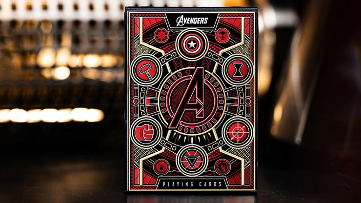 Avengers: Red Edition Playing Cards - theory11