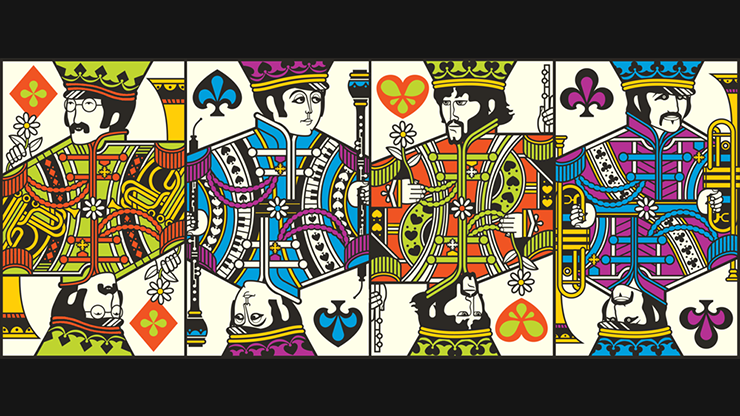 The Beatles (Green) Playing Cards - theory11 – Image 2