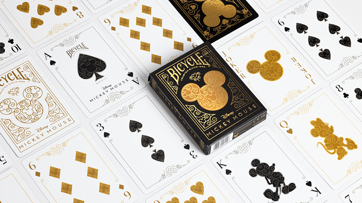 Bicycle Disney Mickey Mouse (Black and Gold) - US Playing Card Co. – Image 2