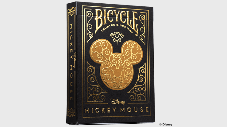 Bicycle Disney Mickey Mouse (Black and Gold) - US Playing Card Co.