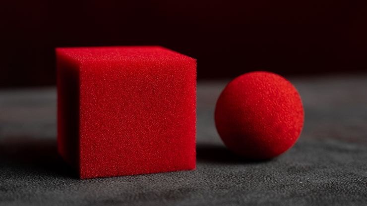 Magic Sponge Ball to Square RED - Murphy's Magic – Image 2