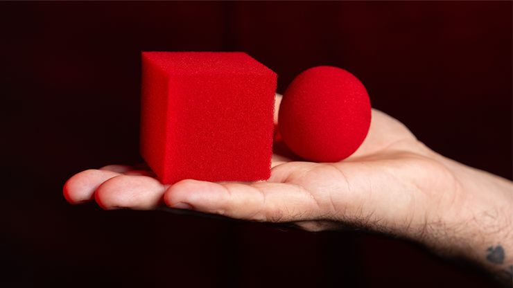 Magic Sponge Ball to Square RED - Murphy's Magic – Image 3