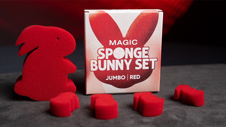 Magic Sponge Bunny Rabbit Set (Red) - Murphy's Magic – Image 4