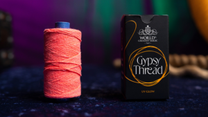 WGM UV GLOW GYPSY THREAD ORANGE REFILL SPOOL - Murphy's Magic  - Trick