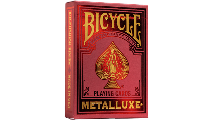 Bicycle Metalluxe Red Playing Cards - US Playing Card Co. – Image 3
