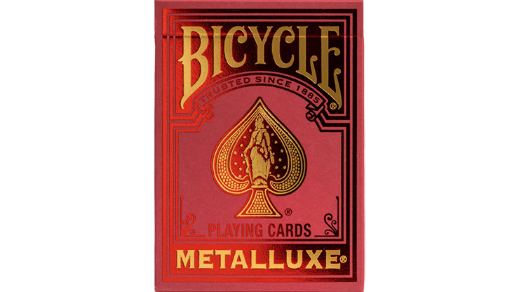 Bicycle Metalluxe Red Playing Cards - US Playing Card Co.
