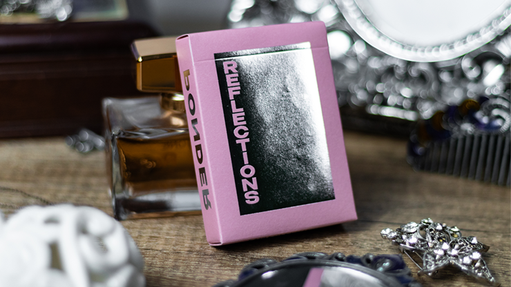 Reflections Ponder (Pink) Playing Cards - Emily Sleights