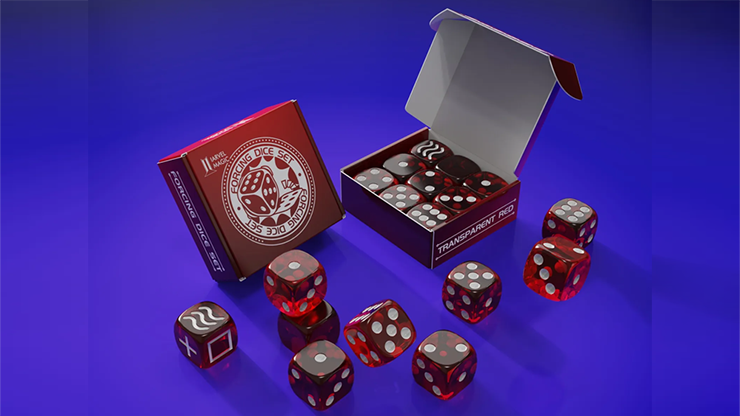 Forcing Dice Set - IARVEL Magic (Transparent Red)