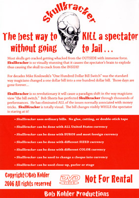 Skullkracker - Bob Sheets - DVD – Image 2