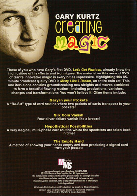 Creating Magic - Gary Kurtz - DVD – Image 2