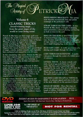 Magical Artistry of Petrick and Mia Vol. 4 - L&L Publishing - DVD – Image 2
