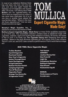 Expert Cigarette Magic Made Easy - Vol.2 - Tom Mullica - DVD – Image 2