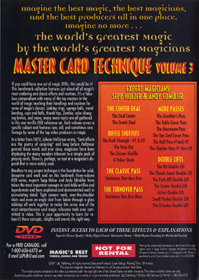 World's Greatest Magic: Master Card Technique Volume 3 - DVD – Image 2