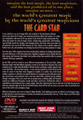 World's Greatest Magic: Card Stab - DVD – Image 2