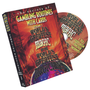 World's Greatest Magic:  Gambling Routines With Cards Vol 3 - DVD