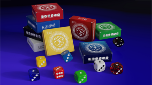 Regular Dice Set (9 Normal Dice) - IARVEL Magic (Transparent Red)
