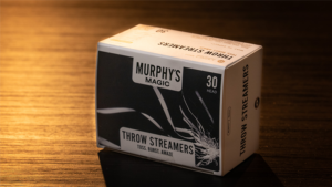 Throw Streamers 12 pk. (White / 30 Head) - Murphy's Magic
