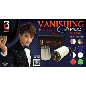 Vanishing Metal Cane (Black) - Handsome Criss and Taiwan Ben Magic - Trick