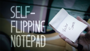 Self-Flipping Notepad (DVD and Gimmick) - Victor Sanz